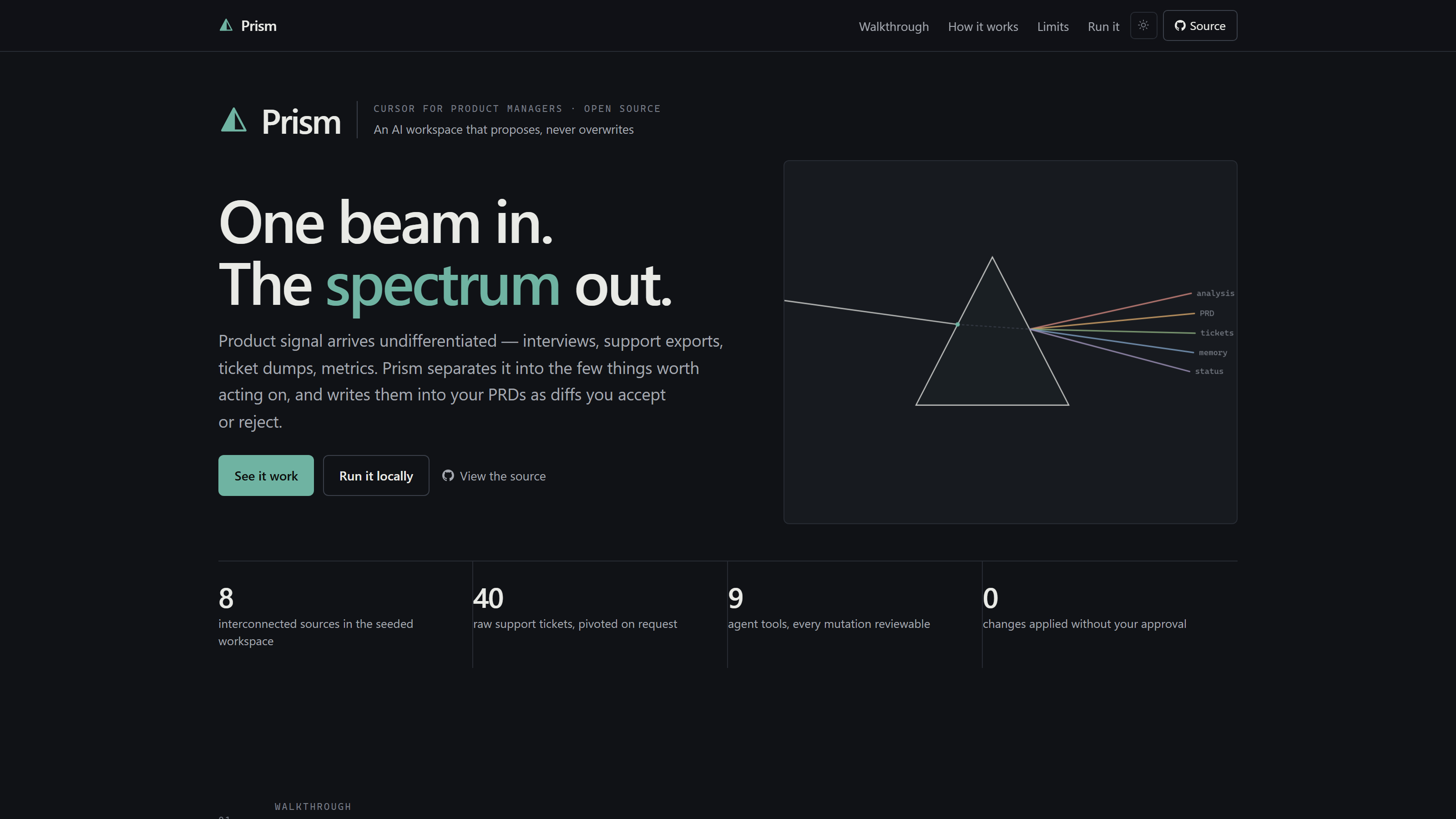 Prism (Cursor for PMs)